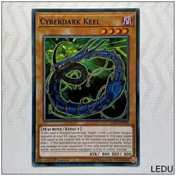 Cyberdark Keel - LEDU-EN028 - Common 1st Edition Yugioh - Image 1