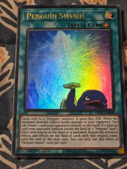 Penguin Sword - Ultra Rare 1st Edition BROL-EN008 Yugioh - Image 1