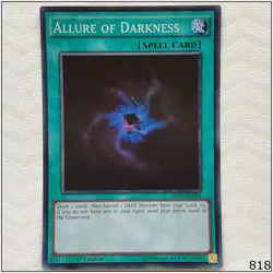 Allure of Darkness - DESO-EN044 - Super Rare 1st Edition Yugioh - Image 1