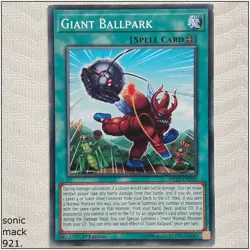 Giant Ballpark - MP19-EN200 - Common 1st Edition Yugioh - Image 1