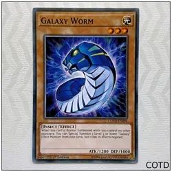 Galaxy Worm - COTD-EN094 - Common 1st Edition Yugioh - Image 1