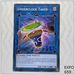 Underclock Taker - EXFO-EN039 - Common 1st Edition Yugioh - Image 1
