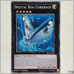 Digital Bug Corebage - SHVI-EN055 - Common 1st Edition Yugioh - Image 1
