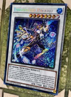 YuGiOh ENIGMASTER PACKBIT Secret Rare PHNI-EN042 - Image 1