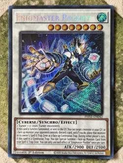 YuGiOh ENIGMASTER PACKBIT Secret Rare PHNI-EN042 - Image 2