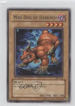 Mad Dog of Darkness 1st Ed. YuGiOh Invasion Chaos #IOC-057 2004 READ - Image 1