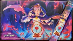 Ravensburger Disney Lorcana Brand New Belle Playmat Shimmering Skies New In-Hand - Image 1