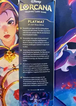 Ravensburger Disney Lorcana Brand New Belle Playmat Shimmering Skies New In-Hand - Image 2