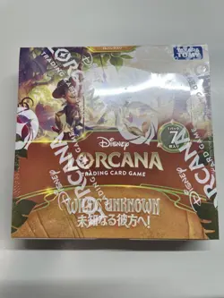 Disney Lorcana TCG Wilds Unknown Booster Box Japanese Sealed - Image 3