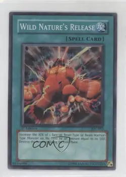 Wild Nature's Release 1st Ed. YuGiOh Invasion of Chaos #IOC-033 2004 READ - Image 1
