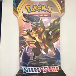 Pokemon TCG Sword & Shield Booster Pack – Factory Sealed – 10 Cards - Image 1