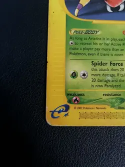 Pokemon Card Ariados 3/147 Aquapolis Non-Holo Rare WOTC - Image 4