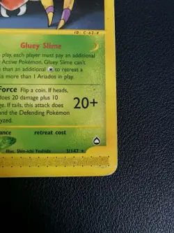 Pokemon Card Ariados 3/147 Aquapolis Non-Holo Rare WOTC - Image 5
