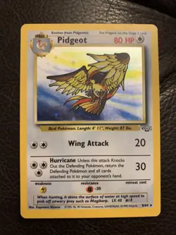 Pidgeot 8/64 Holo - Jungle Set Pokemon Card - Rare - MP - Image 1