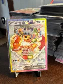 Eevee ex SVP 174 Prismatic Evolutions [UPC] Black Star Promo Pokemon Card NM/M - Image 1