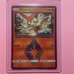 Pokemon TCG Victini Prism SM Dragon Majesty Holo Card 7/70 NM Condition - Image 1