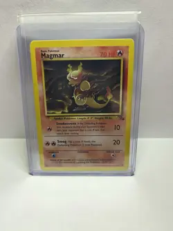 Pokemon Magmar 70 HP Base Set Uncommon Wizards 1999 Basic Card 39/62 - Image 1