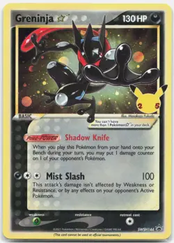 Greninja Star Promo SWSH: Sword & Shield Promo Cards SWSD Darkness Holo SWSH144 - Image 1