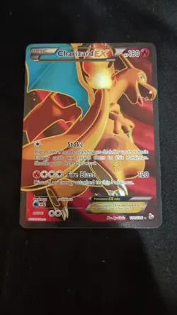 Charizard EX 100/106 Full Art Flashfire Holo Card NM/M Condition - Image 1