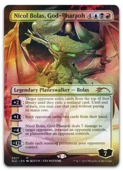 Nicol Bolas, God-Pharaoh #2017 (Foil) (NM) Secret Lairs 30th SLC Magic MTG - Image 1