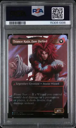 2025 Magic Final Fantasy Kuja, Genome Sorcerer Borderless Surge Foil #544 PSA 10 - Image 2