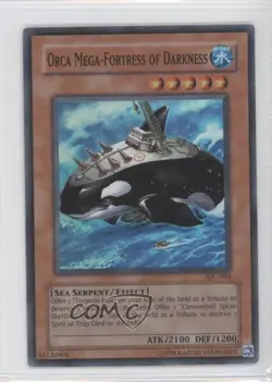 Super Rare - Orca Mega-Fortress of Darkness Unlimited YuGiOh Invasion Chaos READ - Image 1