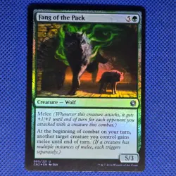 Fang of the Pack 65 Conspiracy: Take the Crown Magic: The Gathering Foil LP - Image 1