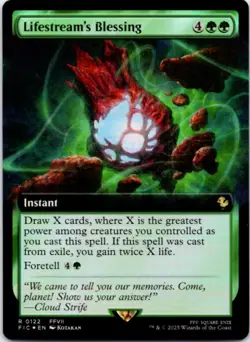 Lifestream's Blessing (Extended Art) (Foil) Commander: FINAL FANTASY, 122 NM - Image 1