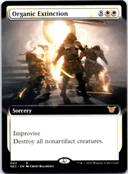 Organic Extinction (Extended Art) Commander: Kamigawa: Neon Dynasty, 43 NM - Image 1