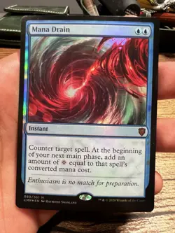 Wizards of the Coast Mana Drain 080 Commander Legends Mythic Foil MTG Eng - Image 1