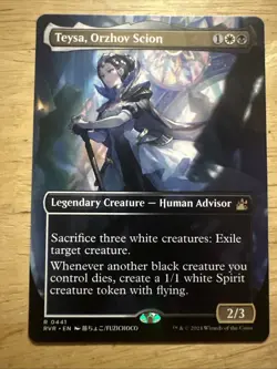 Teysa, Orzhov Scion 441 Anime Borderless Ravnica Remastered Magic Gathering MTG - Image 1