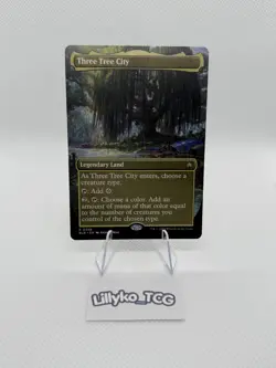 Three Tree City (Borderless) (0338) Bloomburrow Regular - Image 1
