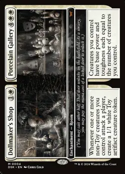 MTG Dollmaker's Shop // Porcelain Gallery, NM-Mint, English Duskmourn: House of - Image 1