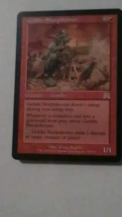 Magic: The Gathering Goblin Sharpshooter Creature Regular Red Onslaught English - Image 1