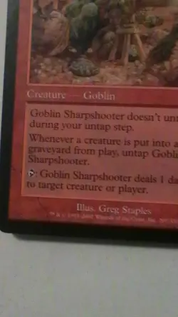 Magic: The Gathering Goblin Sharpshooter Creature Regular Red Onslaught English - Image 3
