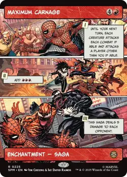 Maximum Carnage (Borderless) 225 Marvel's Spider-Man NM EN - Image 1