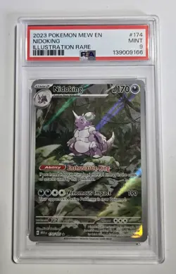 Lot Of 3 PSA 9 Pokemon Slabs Including PSYDUCK, NIDOKING AND ARTICUNO - Image 2