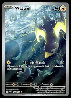 Pokemon TCG SV06: Twilight Masquerade #178/167 Wattrel NM - Image 1