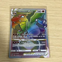 Pokemon TCG Charizard VSTAR 174/172 : Brilliant Stars Rainbow Rare NM/M - Image 1