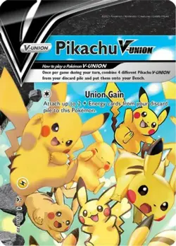 1x Pikachu V-Union - SWSH139 - SWSH Black Star Promos NM-Mint Pokemon SWSH Black - Image 1