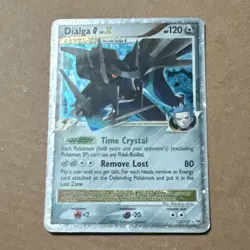 Pokemon Dialga G LV.X Ultra Rare Holo 120 HP Platinum TCG Card 122/127 - Image 1