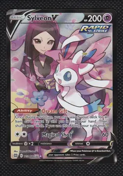 Sylveon V TG14/TG30 Holo V Rare Brilliant Stars Trainer Gallery Pokemon NM - Image 1