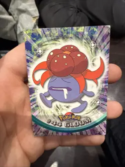 Gloom #44 1999 Topps Pokemon TV Animation Edition Series 1 Black Logo - Image 1