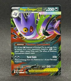 Mega Gengar ex 056/094, Phantasmal Flames, Pokemon - NM - Image 1