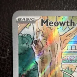 Pokemon Meowth 106/094 Phantasmal Flames Illustration Rare Holo English - Image 3