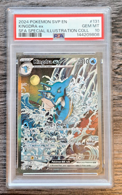 Pokemon Kingdra EX PSA 10 Gem MT #131 SVP English Edition - Image 1