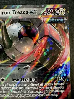 Iron Treads Ex 66/91 - DOUBLE RARE HOLO - Paldean Fates - 2025 Pokemon TCG - Image 2