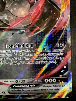 Iron Treads Ex 66/91 - DOUBLE RARE HOLO - Paldean Fates - 2025 Pokemon TCG - Image 3
