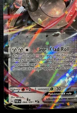 Iron Treads Ex 66/91 - DOUBLE RARE HOLO - Paldean Fates - 2025 Pokemon TCG - Image 4