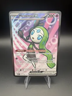 Meloetta ex 159/086 Sv: Black Bolt Holo Pokemon - Image 1